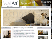 Tablet Screenshot of 3dwallcovering.com